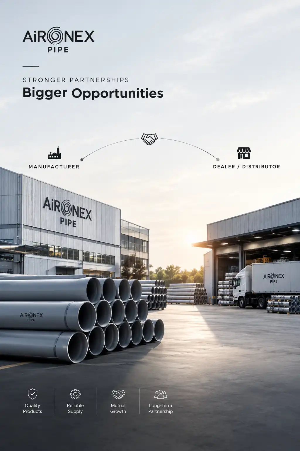 Aironex Pipe Dealer and Distributor Partnership