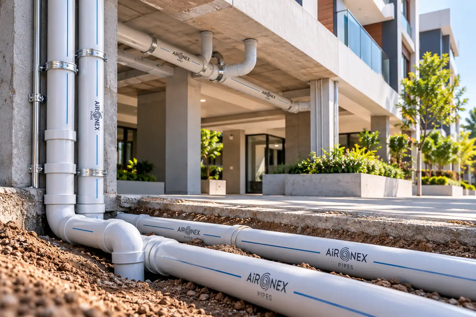 PVC piping solutions for residential and commercial applications