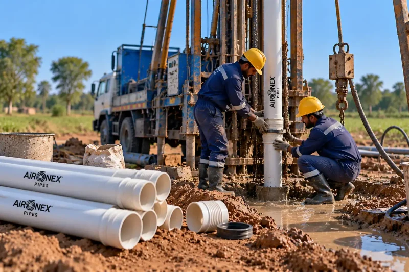 Aironex Pipe Borewell & Deep Well Casing Pipes
