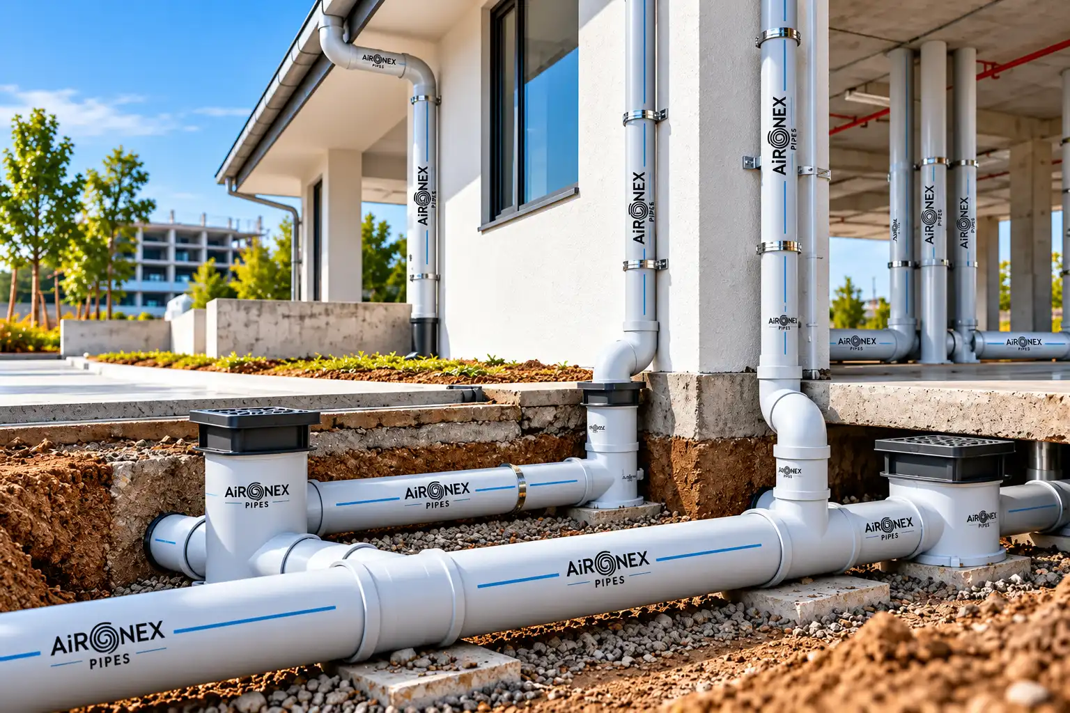 Aironex Pipe Drainage & Wastewater SWR Pipes